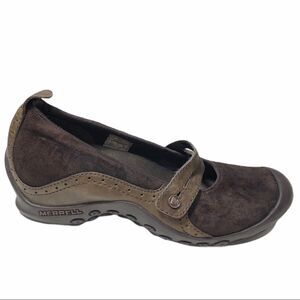 Merrell plaza bandeau sz 8 chocolate flat loafers